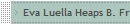 Eva Luella Heaps B. Freeman